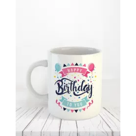 Mug Happy Birthday 4 impression de mugs personnalisés, photos, textes