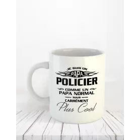 Mug Papa policier impression de mugs personnalisés Verviers