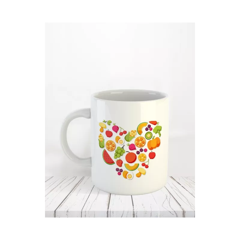 Mug Fruits, impression de vos mugs personnalisés, photo, texte, phrase